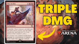 3X Your DMG With City On Fire 🌞🔥💀  MTG Arena Standard Ranked  Mardu Enchantment Reanimator [upl. by Eulaliah]