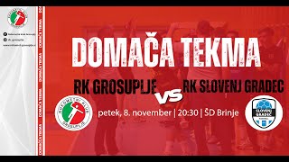 POKAL SLOVENIJE  MOŠKI 2425 RK GROSUPLJE  RK SLOVENJ GRADEC [upl. by Duthie]