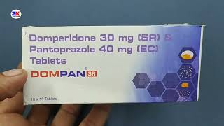 Dompan SR Tablet  Domperidone and Pantoprazole Tablet  Dompan SR Tablet Uses Benefit Dosage Review [upl. by Eilesor]