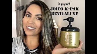 JOICO KPAK REVITALUXE  COMPARAÇÃO ENTRE AS RECONSTRUÇÕES JOICO  POR FERNANDA PATRICIA [upl. by Humble897]