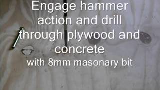 Express Nails  How to attach the wood to concrete [upl. by Pena976]