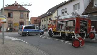 29072011  Plankstadt  Gefrierschrank verursacht Küchenbrand [upl. by Menell]