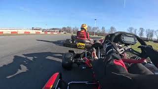 Onboard Qualifying KZ2  Landsard  Kart4Fun Shakedown [upl. by Irrehc]