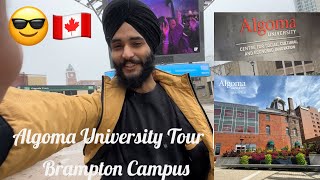 Algoma University Tour Brampton Campus International Students 🇨🇦 [upl. by Imhsar171]