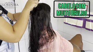 COMO DEIXAR O CABELO LISO PERFEITO SÓ DE ESCOVA SEM USAR A CHAPINHA  LISO SEM QUÍMICA [upl. by Tiraj]