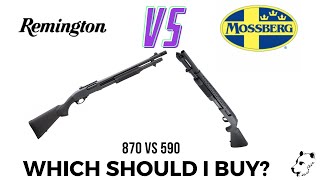 Remington 870 VS Mossberg 590 A Comparison  Which Should I Buy [upl. by Bostow]