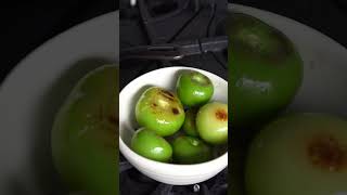 Secret Recipe for Roasted Tomatillo Avocado Salsa shorts recipe [upl. by Atinet528]