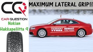 Nokian Hakkapeliitta 9  Incredible cornering grip  WInter Tire Review [upl. by Lhadnek]