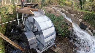 Powering An Old Mill  15 Kw Lake District Overshot Waterwheel Project Part 3 [upl. by Xuerd266]