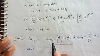 minkowskis inequality with proof [upl. by Lynnea]