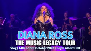 Diana Ross  The Music Legacy Tour Concert Vlog  Royal Albert Hall  London  2023  Stephen Wilton [upl. by Earahs389]