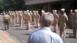 NC State ROTC freshman meet Gunny [upl. by Byrom]