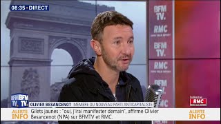 Olivier Besancenot appelle à manifester demain [upl. by Donelu]