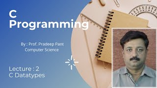2 C datatypes  C Programming [upl. by Shandy]