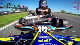 Onboard Gold Kart Rotax Max Senior  GK4 1 Mariembourg Race 3 [upl. by Woodsum]