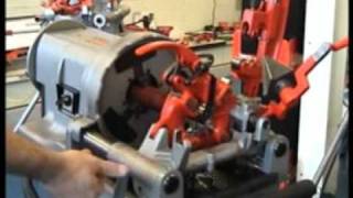 Ridgid 1233 Threading Machine [upl. by Behka598]