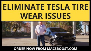 Tesla Camber Fix from MACSBOOST Racing  improve tire wear [upl. by Jurdi]