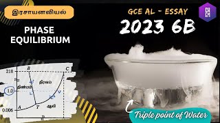 2023 6b Chemistry essay discussion  Phase Equilibrium  அவத்தை சமநிலை  Raoults Law [upl. by Aiva990]