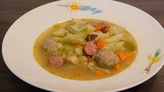 Kohlsuppe selbst gemacht  einfach schnell und lecker  Schritt für Schritt Rezept  recipe [upl. by Ernald]