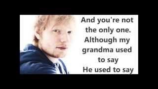 Ed Sheeran  Afire Love Lyrics [upl. by Otrevogir589]