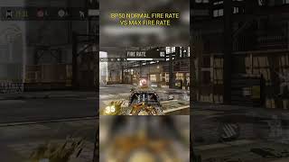 BP50 NORMAL FIRE RATE VS MAX FIRE RATE codm codmobile callofdutymobile bp50 [upl. by Yelkcub504]