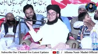 Narowal  Main Aiesa Bayan Allama Nasir Madni Ko Sunne Sara Narowal Hi Aagya  Eid Wale Din Jalsa [upl. by Lesnah212]