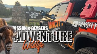 Yellowstone Adventure Epic Geysers Roadside Waterfalls amp Wildlife Encounters [upl. by Nomma]