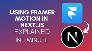 How To Use Framer Motion In Nextjs 2024 [upl. by Annis]