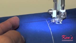 Brother SA129 Clear Quilting Foot Demonstration [upl. by Rehpotsrhc]