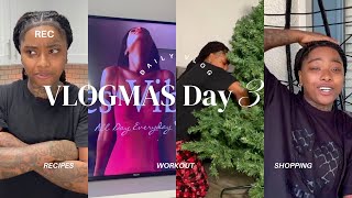 VLOGMAS DAY 3  NEW APARTMENT  WHAT A CRY BABY  I LIKE THIS BETTER  CHRISTMAS SPIRIT amp DECOR [upl. by Naelcm]