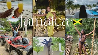 JAMAICA VLOG 🇯🇲🌴 Atv Bamboo rafting Beach  Montego Bay  Bday trip  Riu resort  Nightlifeetc [upl. by Jaffe]