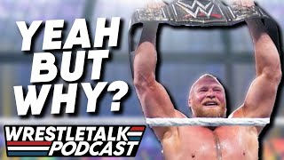 Brock Lesnar Wins WWE Championship Again Elimination Chamber 2022 Review  WrestleTalk Podcast [upl. by Yellat]