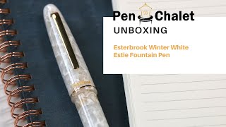 Introducing the Esterbrook Winter White Estie Fountain Pen [upl. by Novaat203]