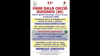 77ma Fiera della caccia di Gussago [upl. by Attelrak]