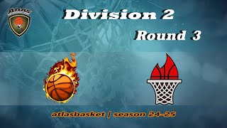 Atlasbasket  Div 2Round 3  HOOPFELLAS vs TINDER BOLOGNA [upl. by Amlas435]