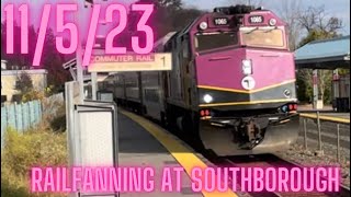 Railfanning at Southborough 11523 [upl. by Rog395]