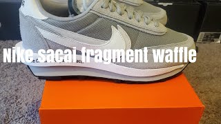 Nike Sacai Waffle Fragments Legit Check  Blacklight Test [upl. by Sven927]