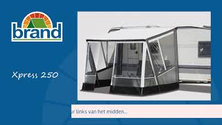 Brand Xpress 250 deeltent [upl. by Olra]