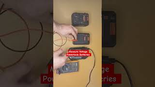 parkside rreko powertools voltagem Powertools Battery Measure Voltage with Multimeter [upl. by Yecniuq143]