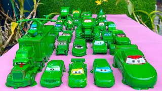 Clean up muddy minicars amp disney car convoys Play in the garden [upl. by Gamages]