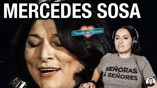 REACCIÓN MERCEDES SOSA  ALFONSINA Y EL MAR EN VIVO MIERCOLES DEL RECUERDO [upl. by Ydde]