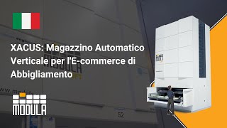 XACUS Magazzino Automatico Verticale per lEcommerce di Abbigliamento [upl. by Eelymmij648]