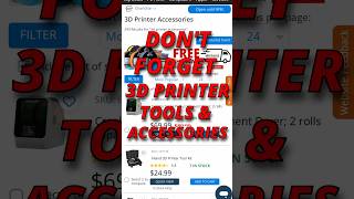 Dont Forget Your 3D Printer Tools amp Accessories [upl. by Kcirdle]