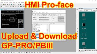 GPPROPBlll Upload amp Download program Proface HMI  P3  Hướng dẫn Upload và Download [upl. by Ellednek370]