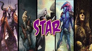 MTG Commander Star Magic Avacyn v Talrand v Titania v Godo v Erebos [upl. by Ennairak]