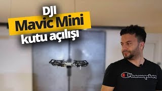 DJI Mavic Mini kutusundan çıkıyor Ofiste uçurduk [upl. by Elayor]