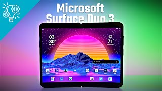 Microsoft Surface Duo 3 Leaks  A Truly Foldable Design [upl. by Mozelle292]