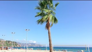 Beaches in Nerja Spain 🇪🇸 [upl. by Addison]