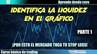 ¿Cómo identificar LIQUIDEZ en el mercado Parte 1  Equal low amp Equal high  Curso básico de trading [upl. by Worrad]