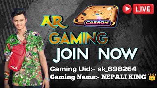 Nepaliking is carrompool gaming live [upl. by Oijile]